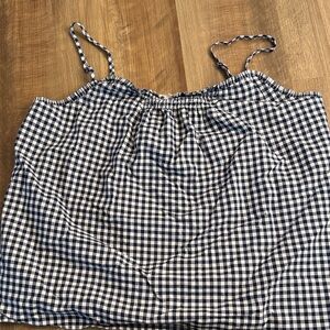Gingham Checkered Women's Top